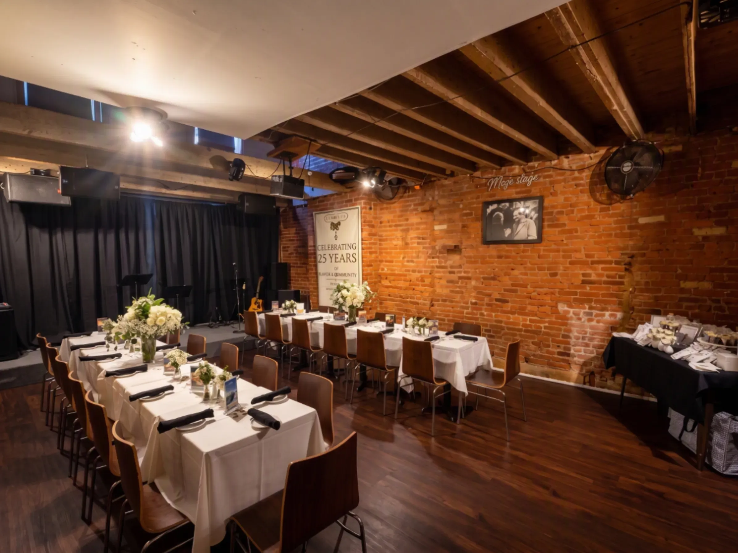 Wedding guests dining together at Mezè DC