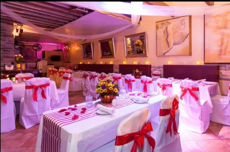 Wedding celebration in the upstairs dining room